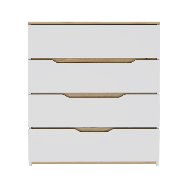 Boahaus Leymah Dresser (White/Light Oak)