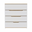 Boahaus Leymah Dresser (White/Light Oak)