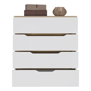 Boahaus Leymah Dresser (White/Light Oak)