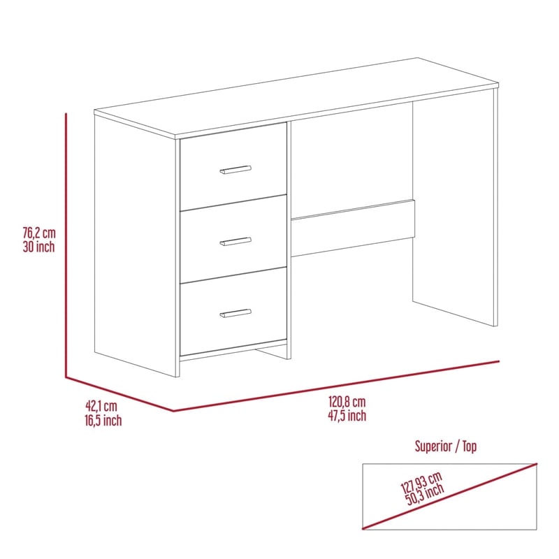 Boahaus Chittagong Desk (Black)