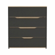 Boahaus Leymah Dresser (Black Wengue/Light Oak)