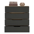 Boahaus Leymah Dresser (Black Wengue/Light Oak)