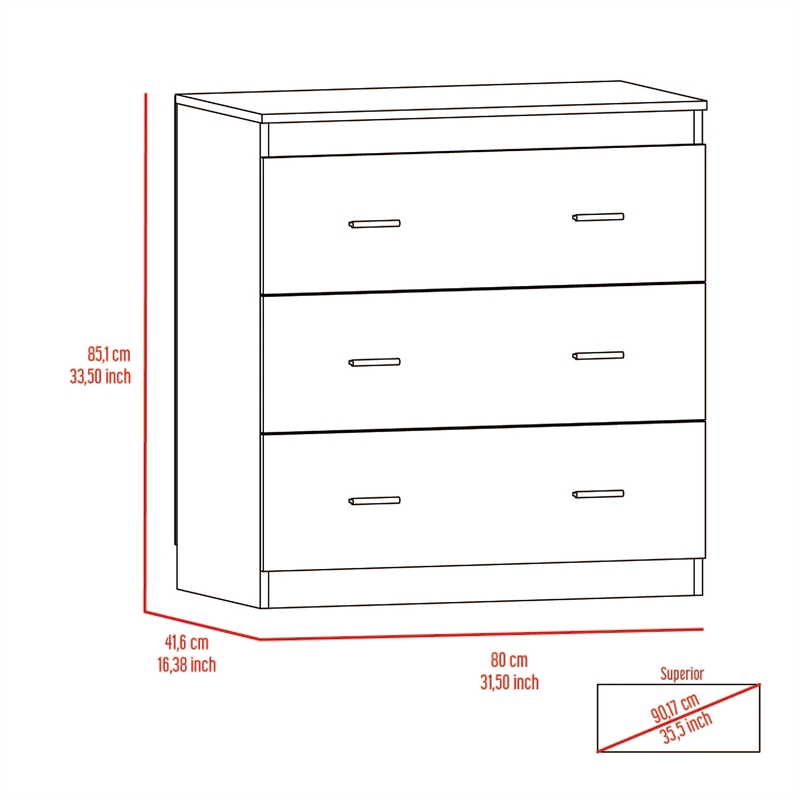 Boahaus Wangari Dresser (Light Gray)
