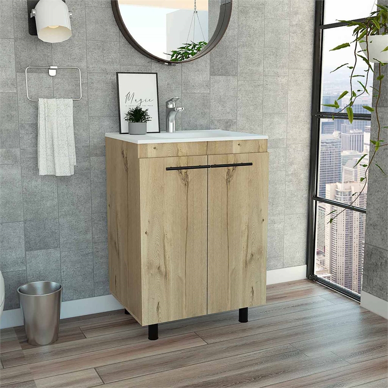 Boahaus Neyla Vanity Cabinet (Beige)