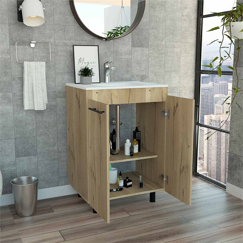 Boahaus Neyla Vanity Cabinet (Beige)