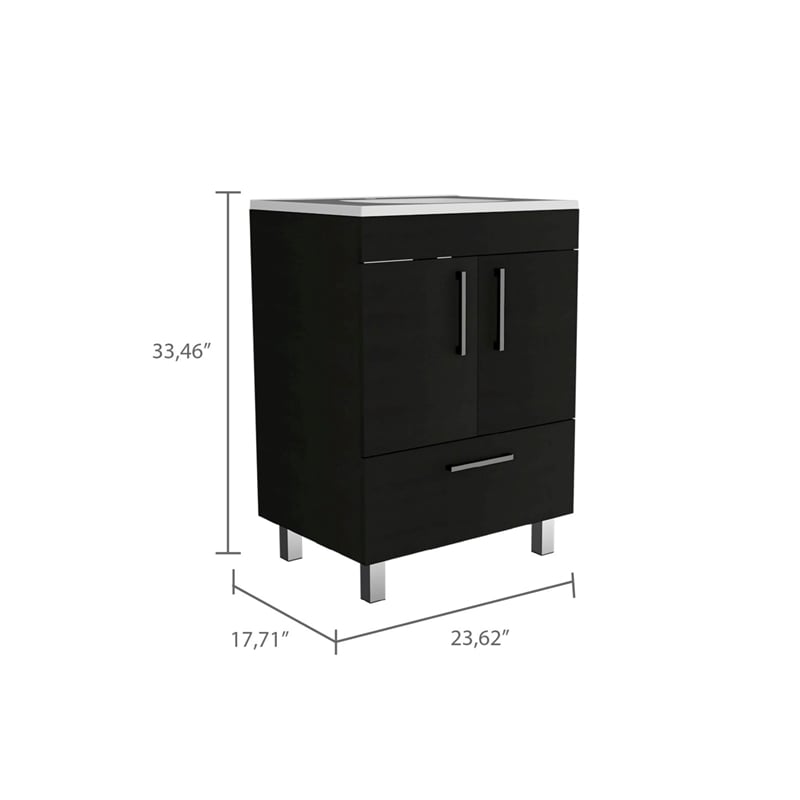 Boahaus Ceres Vanity Cabinet (Black)