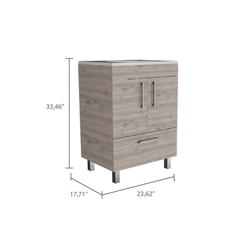 Boahaus Ceres Vanity Cabinet (Gray)