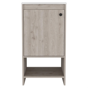 Boahaus Amanda Vanity Cabinet (Gray)