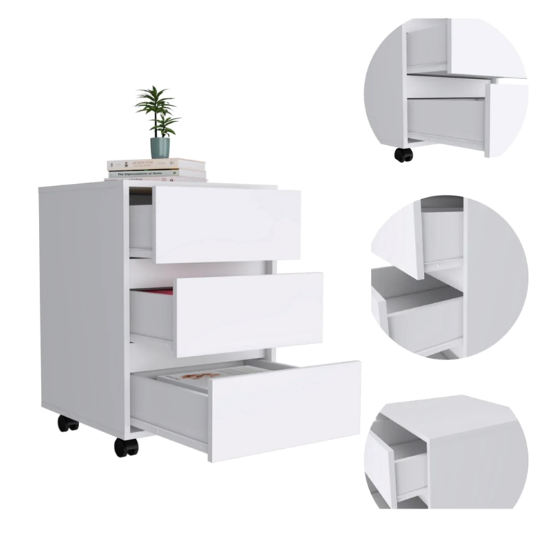 Boahaus Andong Filing Cabinet (White)