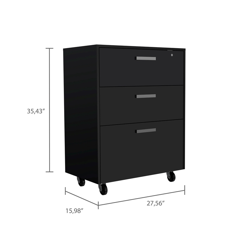 Boahaus Ansan Base Cabinet  (Black)
