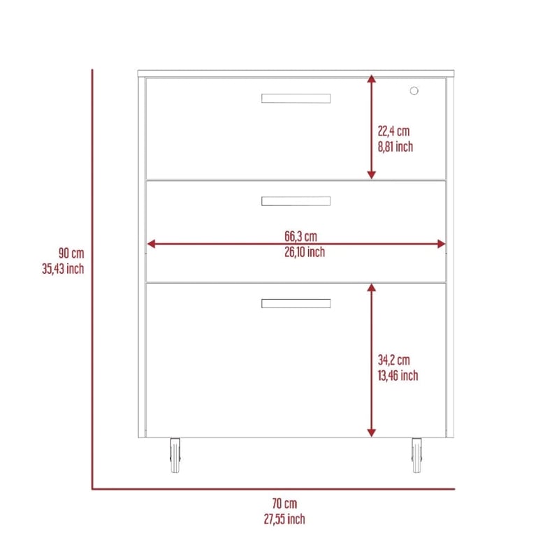 Boahaus Ansan Base Cabinet  (Black)