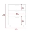 Boahaus Ansan Base Cabinet  (Black)