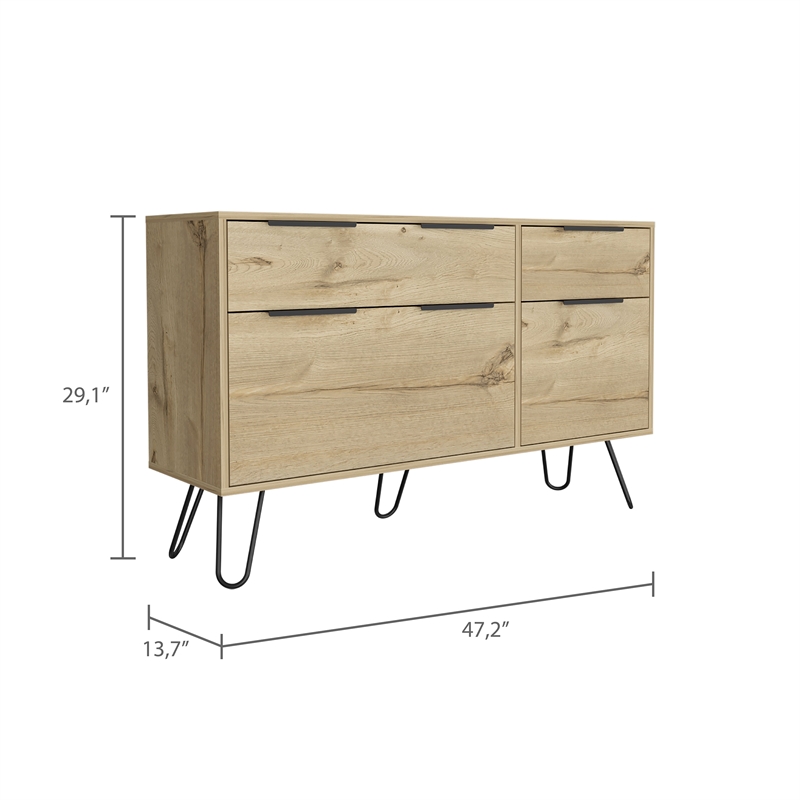 Boahaus Rigoberta Dresser (Light Oak)