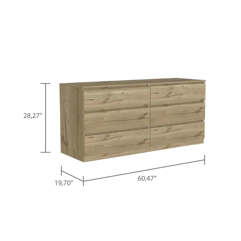 Boahaus Mairead Dresser (Light Oak )