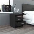 Boahaus Malaga Nightstand (Black Wengue)