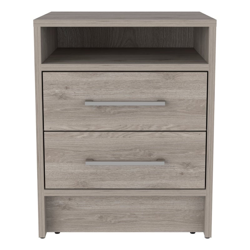 Boahaus Malaga Nightstand (Light Gray)