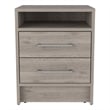 Boahaus Malaga Nightstand (Light Gray)