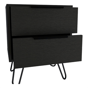 Boahaus Benidorm Nightstand (Black)