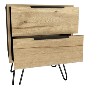 Boahaus Benidorm Nightstand (Light Oak)