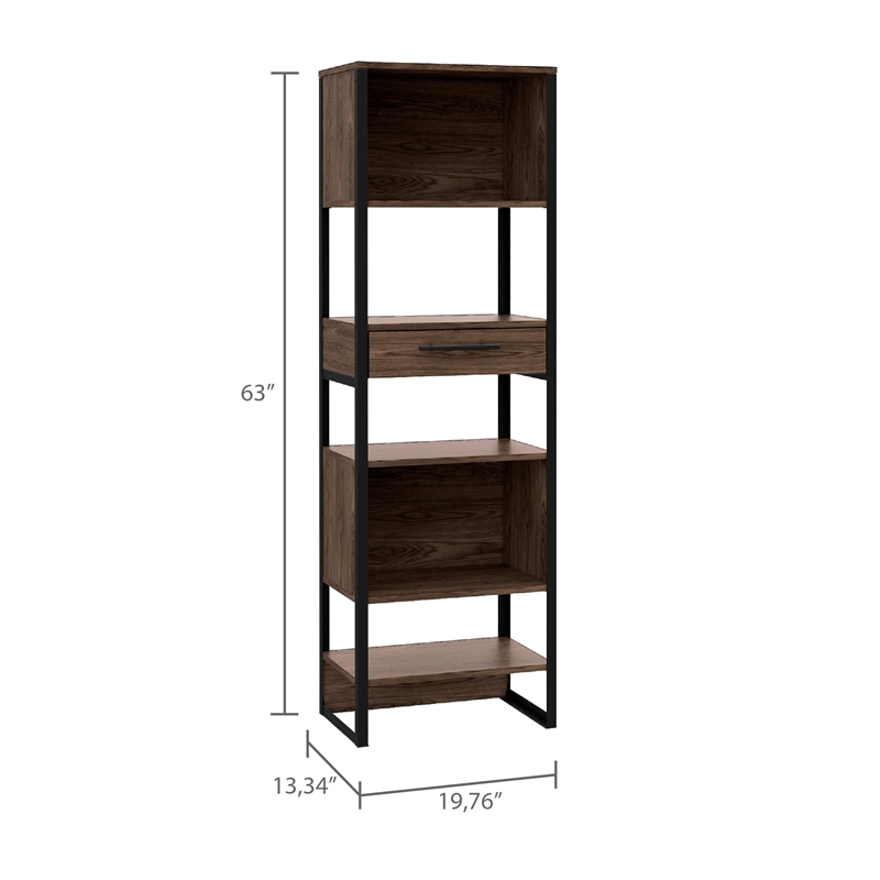 Boahaus Falun Bookcase (Brown)