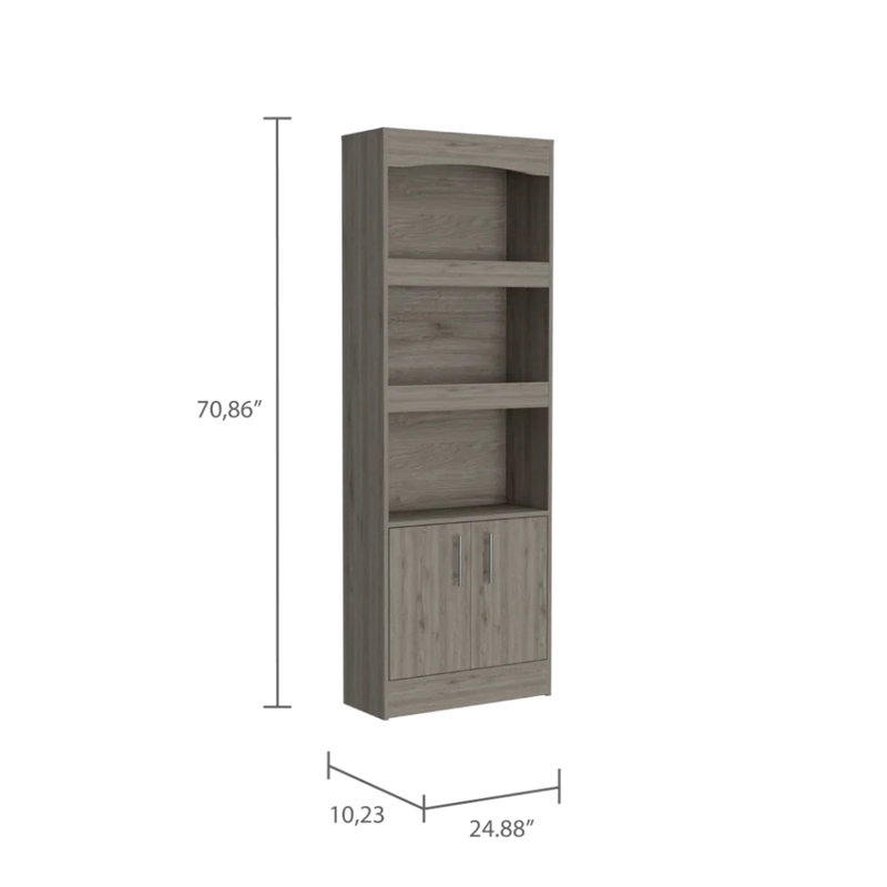 Boahaus Boras Bookcase (Light Gray)