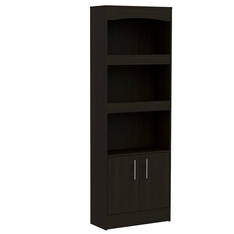 Boahaus Boras Bookcase (Black Wengue)