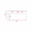 Boahaus Milan Coffee Table (Carbon Espresso/Onyx)