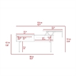 Boahaus Florencia Coffee Table (Carbon Espresso/Onyx)