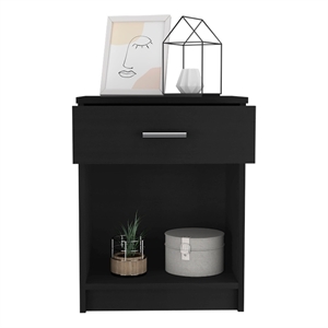 Boahaus Jaen Nightstand (Black Wengue)