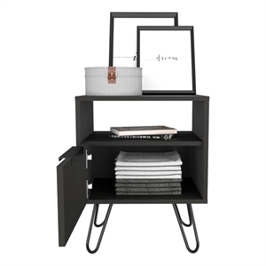 Boahaus Huelva Nightstand (Black Wengue)