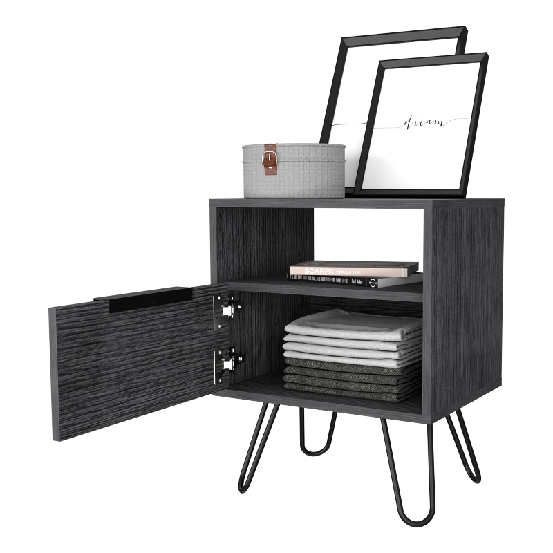Boahaus Huelva Nightstand (Smokey Oak)