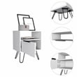 Boahaus Plentzia Nightstand (White)