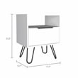 Boahaus Plentzia Nightstand (White)