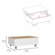 Boahaus Roma Coffee Table (White)
