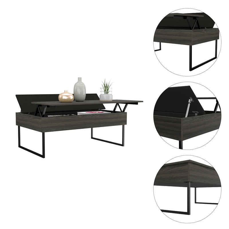 Boahaus Macerata Coffee Table (Carbon Espresso)