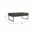 Boahaus Macerata Coffee Table (Carbon Espresso)