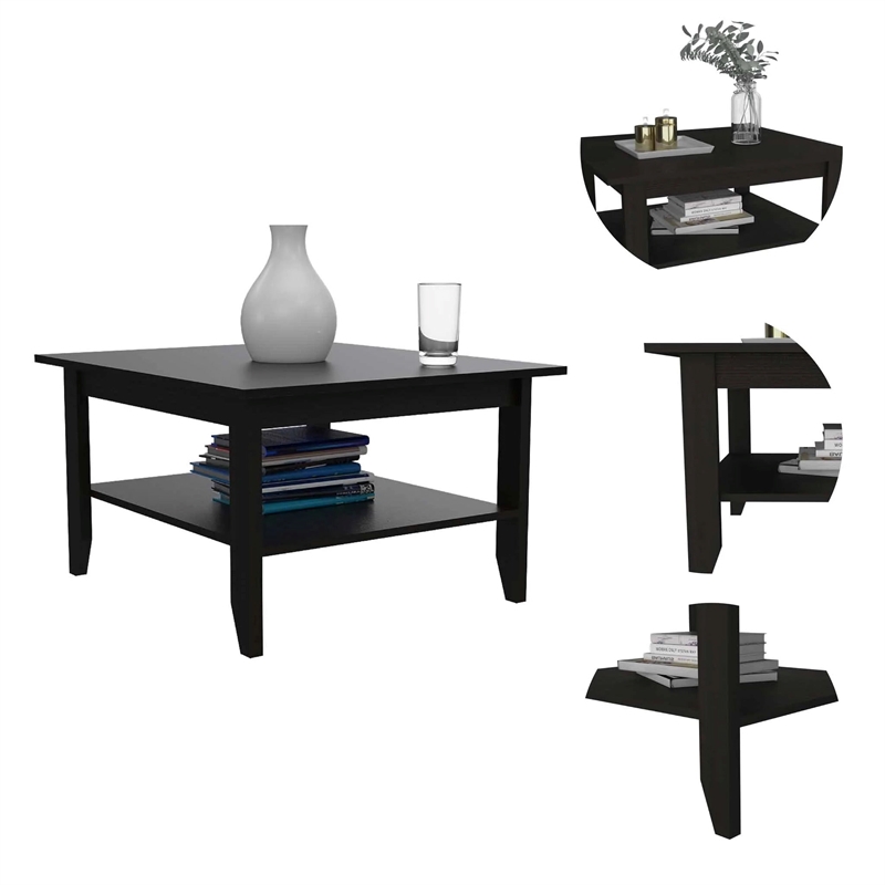 Boahaus Parma Coffee Table (Black Wengue)