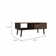Boahaus Pavia Coffee Table (Dark Walnut)