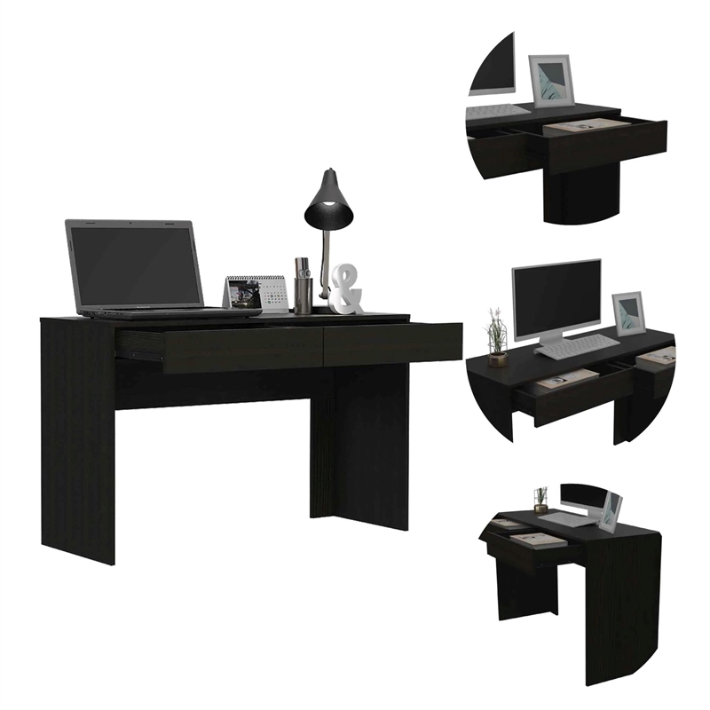 Boahaus Hefei Desk (Black Wengue)