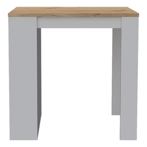 Boahaus Rennes Kitchen Island (White / Pine)