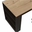 Boahaus Rennes Kitchen Island (Black Wengue / Pine)