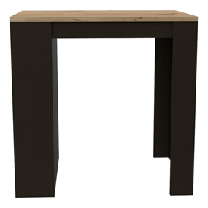 Boahaus Rennes Kitchen Island (Black Wengue / Pine)