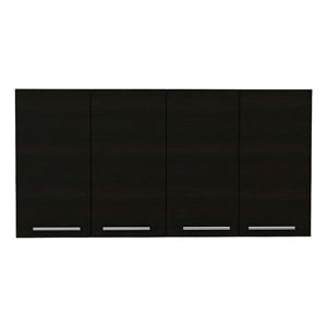 Boahaus Valence Wall Cabinet (Black Wengue )