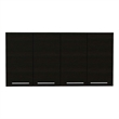 Boahaus Valence Wall Cabinet (Black Wengue )