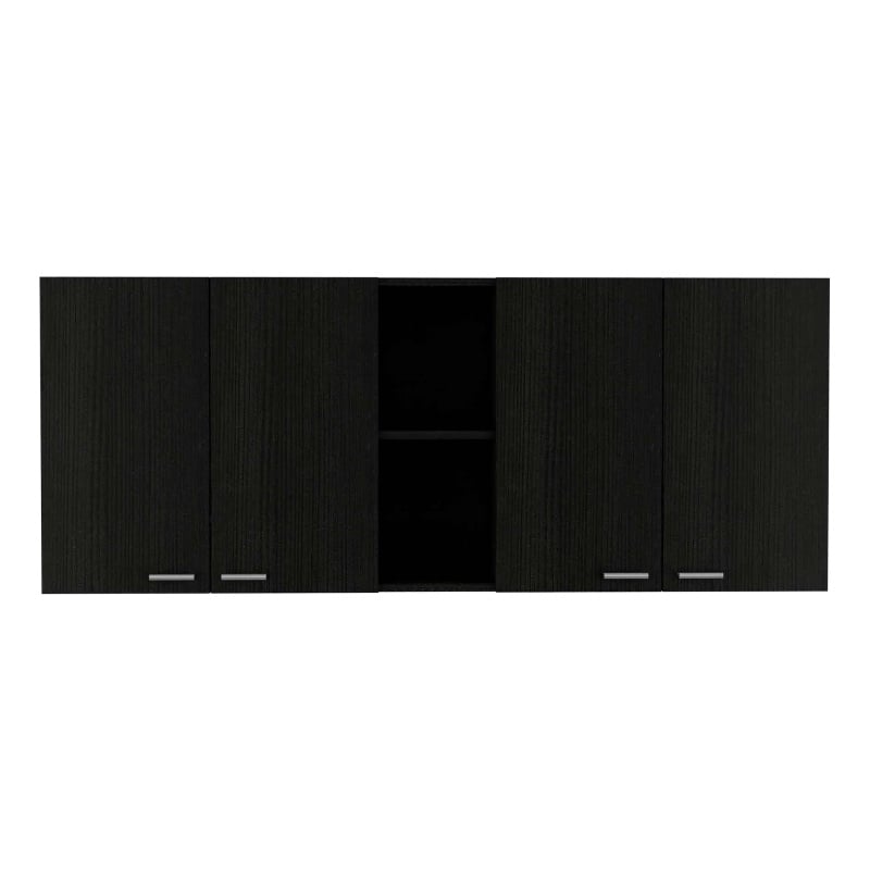 Boahaus Clichy Wall Cabinet (Black Wengue)