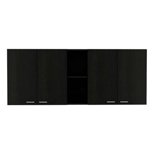 Boahaus Clichy Wall Cabinet (Black Wengue)