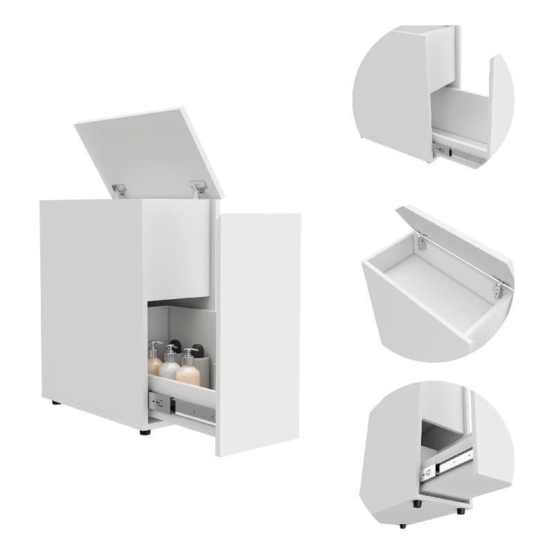 Boahaus Brooks Linen Cabinet (White)