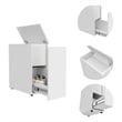 Boahaus Brooks Linen Cabinet (White)