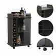 Boahaus Carlisle Bar Cart (Carbon Espresso)