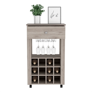 Boahaus Stanley Bar Cart (Light Gray)